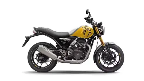 Triumph Speed 400 Racing Yellow  Pearl Metallic White