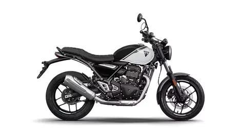 Triumph Speed T4 Phantom Black  Pearl Metallic White