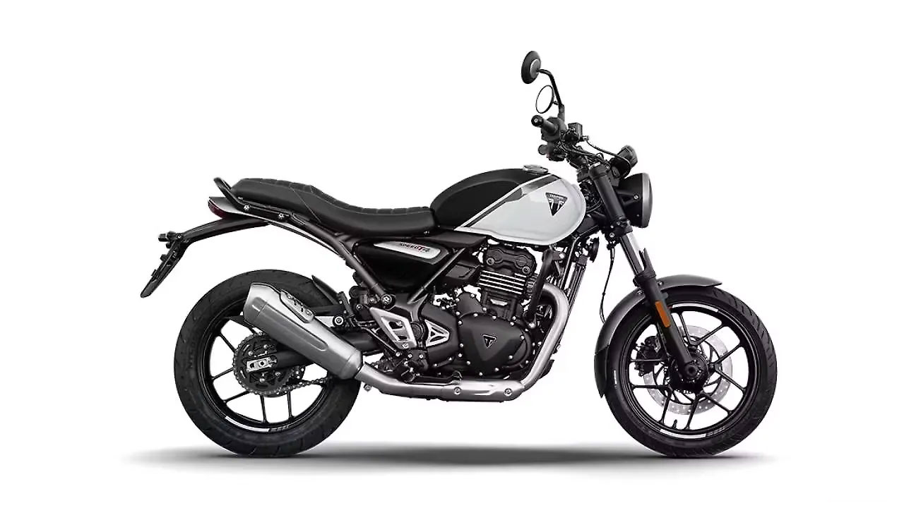 Triumph Speed T4 Phantom Black  Pearl Metallic White