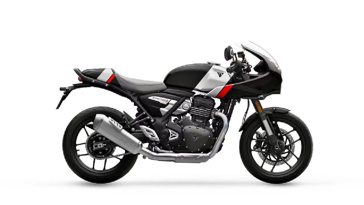 Triumph Thruxton 400 Phantom Black  Aluminium Silver