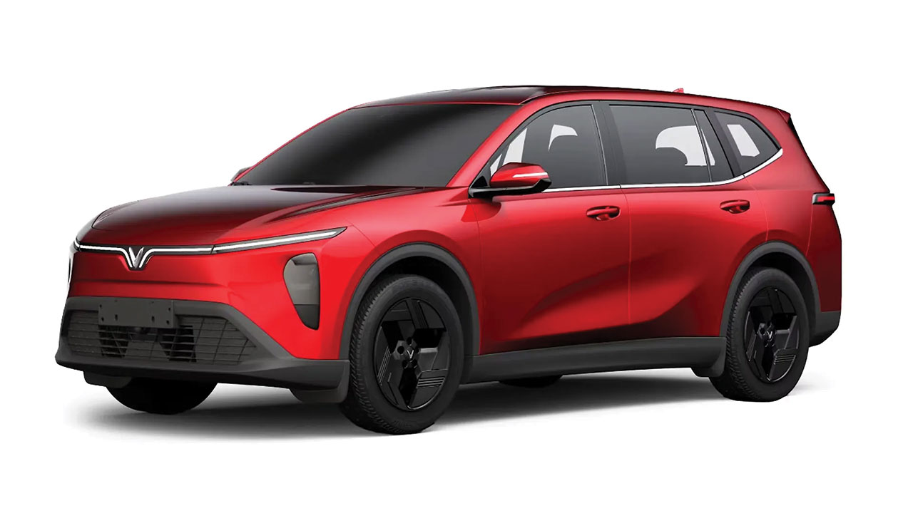 Vinfast VF MPV 7 Solar Ruby