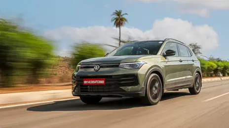 Volkswagen Taigun GT Front Three Quarter Action Shot 1777696776012