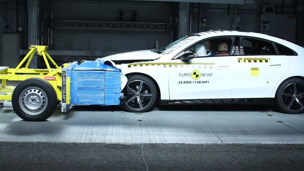 Mercedes Benz CLA EV Euro NCAP Crash Test 1777639195959