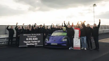 Porsche Taycan Turbo GT Beats BYD Yangwang U9 Xtreme To Set New Nurburgring EV Record